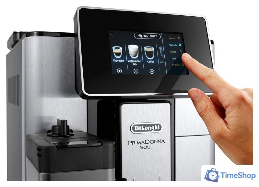 Кофемашина DeLonghi PrimaDonna Soul ECAM 610.74.MB - Изображение №4 — Интернет-магазин Time-Shop