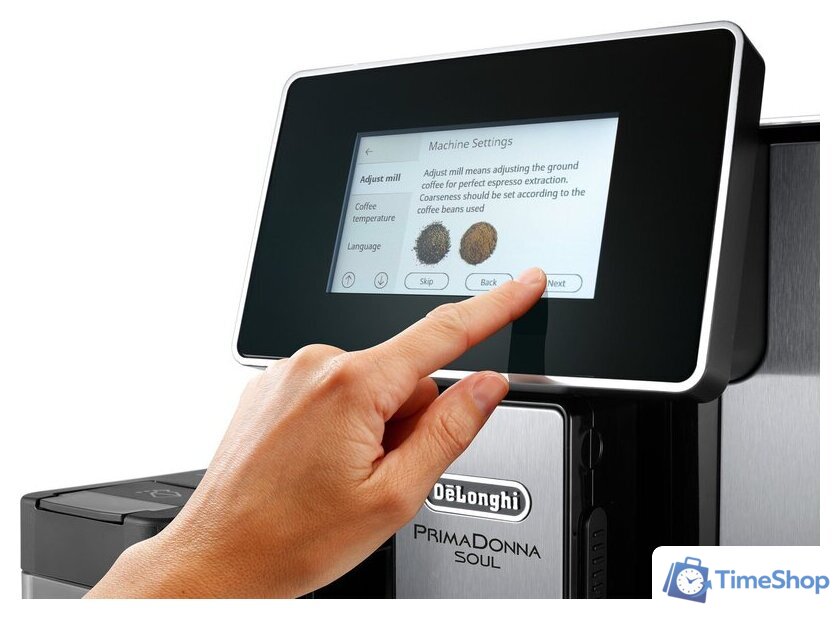 Кофемашина DeLonghi PrimaDonna Soul ECAM 610.74.MB - Изображение №3 — Интернет-магазин Time-Shop