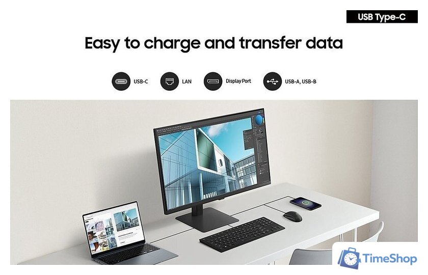 Монитор Samsung ViewFinity S6 LS27D600UAUXEN - Изображение №7 — Интернет-магазин Time-Shop