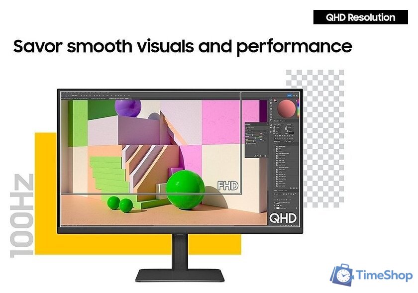 Монитор Samsung ViewFinity S6 LS27D600UAUXEN - Изображение №6 — Интернет-магазин Time-Shop
