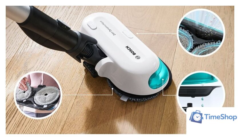 Пылесос Bosch Unlimited 7 Prohygienic Aqua BCS712HYG5 - Изображение №12 — Интернет-магазин Time-Shop