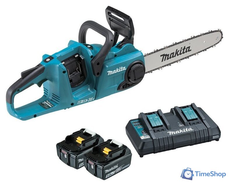 Аккумуляторная пила Makita DUC353PT2 (с 2-мя АКБ 5 Ah) - Изображение №1 — Интернет-магазин Time-Shop