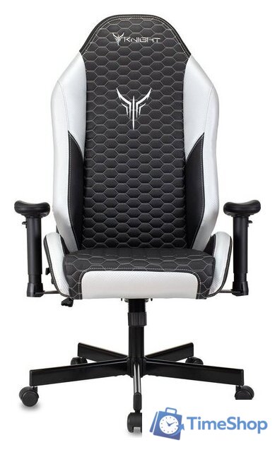 Игровое (геймерское) кресло Knight Neon (черный/серебристый) - Изображение №18 — Интернет-магазин Time-Shop