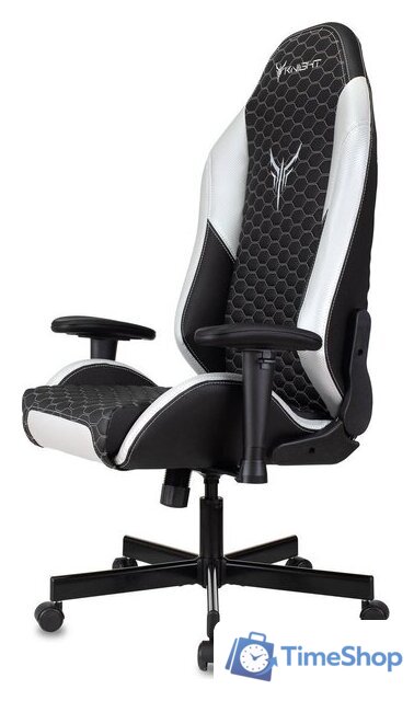 Игровое (геймерское) кресло Knight Neon (черный/серебристый) - Изображение №20 — Интернет-магазин Time-Shop