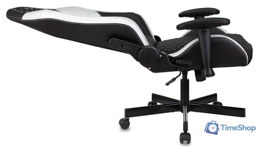 Игровое (геймерское) кресло Knight Neon (черный/серебристый) - Изображение №21 — Интернет-магазин Time-Shop