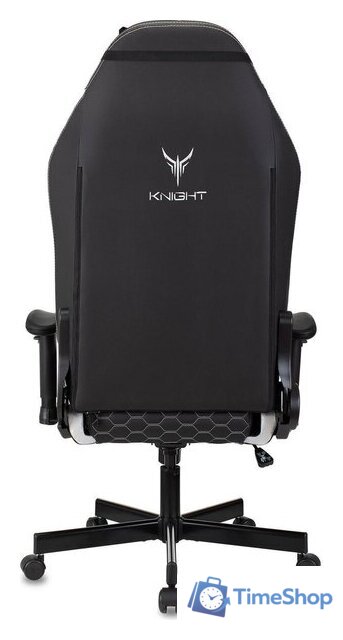 Игровое (геймерское) кресло Knight Neon (черный/серебристый) - Изображение №6 — Интернет-магазин Time-Shop