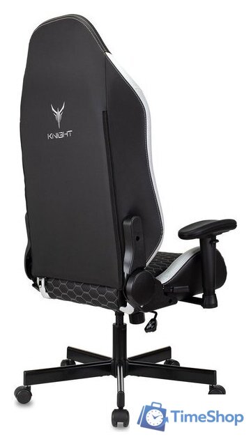 Игровое (геймерское) кресло Knight Neon (черный/серебристый) - Изображение №22 — Интернет-магазин Time-Shop