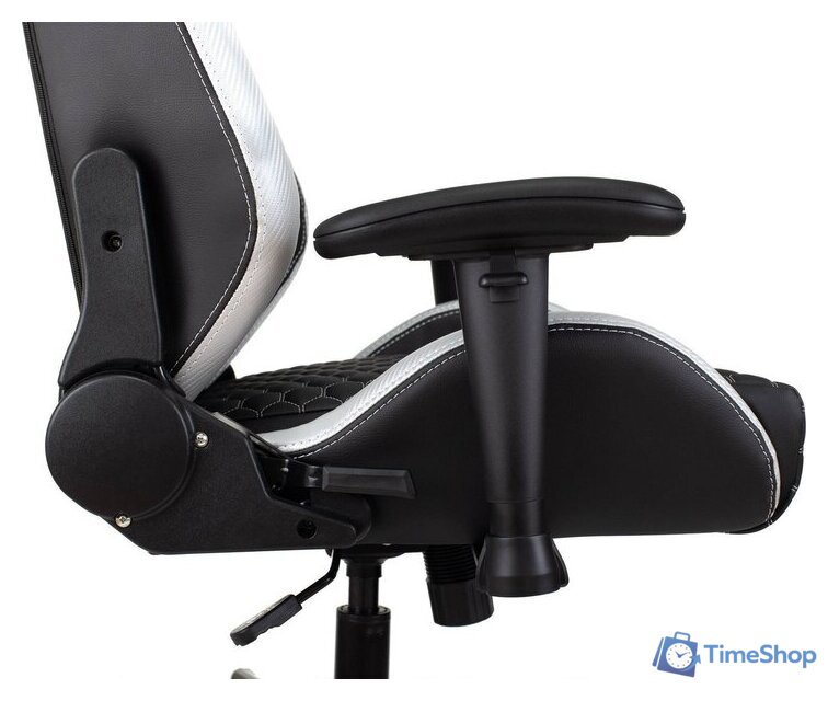 Игровое (геймерское) кресло Knight Neon (черный/серебристый) - Изображение №13 — Интернет-магазин Time-Shop