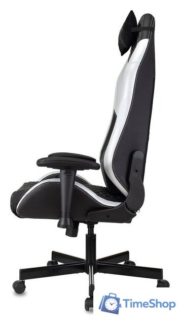 Игровое (геймерское) кресло Knight Neon (черный/серебристый) - Изображение №4 — Интернет-магазин Time-Shop