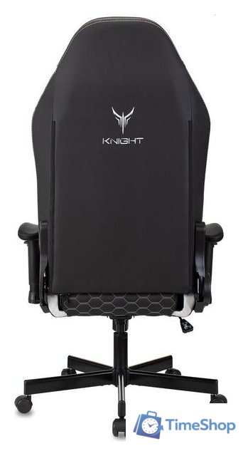 Игровое (геймерское) кресло Knight Neon (черный/серебристый) - Изображение №23 — Интернет-магазин Time-Shop
