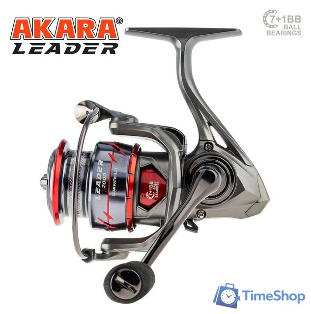 Рыболовная катушка Akara Leader 3000 7+1BB AL3000-8 - Изображение №4 — Интернет-магазин Time-Shop
