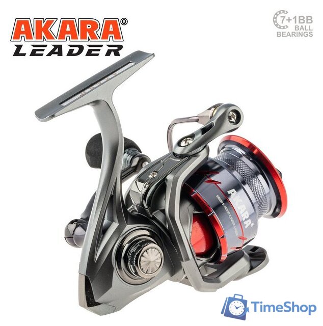 Рыболовная катушка Akara Leader 3000 7+1BB AL3000-8 - Изображение №6 — Интернет-магазин Time-Shop