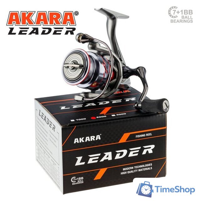 Рыболовная катушка Akara Leader 3000 7+1BB AL3000-8 - Изображение №7 — Интернет-магазин Time-Shop