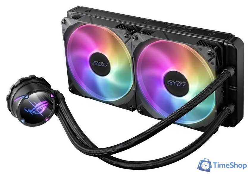 Система жидкостного охлаждения для процессора ASUS ROG Strix LC II 280 ARGB - Изображение №1 — Интернет-магазин Time-Shop