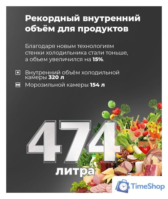 Четырёхдверный холодильник MAUNFELD MFF181NFW - Изображение №16 — Интернет-магазин Time-Shop