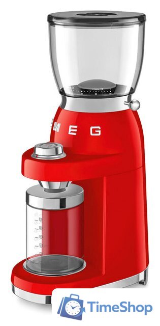 Электрическая кофемолка Smeg CGF11RDEU - Изображение №1 — Интернет-магазин Time-Shop