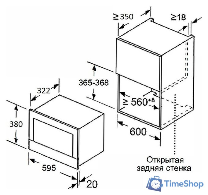 Микроволновая печь Meferi MMO6020BK Light - Изображение №13 — Интернет-магазин Time-Shop