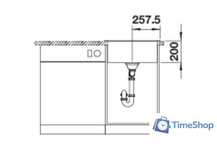 Кухонная мойка Blanco Naya 5 527310 (вулканический серый) - Изображение №5 — Интернет-магазин Time-Shop