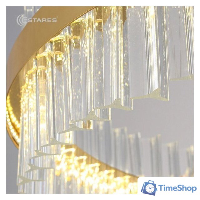 Подвесная люстра Estares Sofia 100W R-APP-500x1000-Gold/Clear-220-IP20_Ч - Изображение №4 — Интернет-магазин Time-Shop