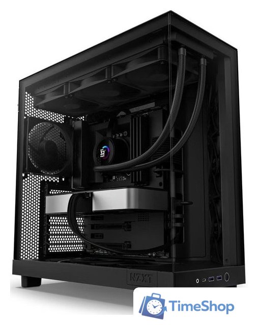 Корпус NZXT H6 Flow CC-H61FB-01 - Изображение №1 — Интернет-магазин Time-Shop
