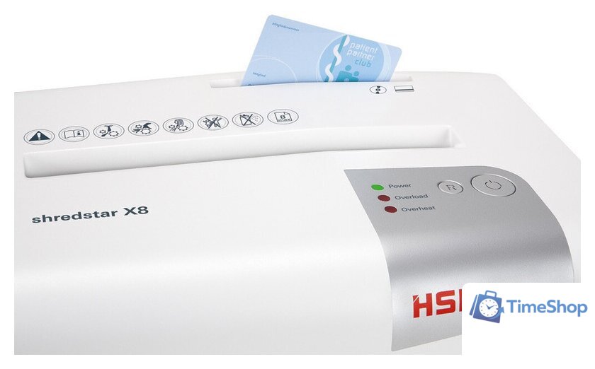 Шредер HSM ShredStar X8 (4.5x30) (белый) - Изображение №9 — Интернет-магазин Time-Shop