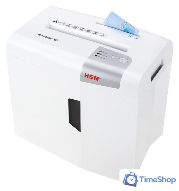 Шредер HSM ShredStar X8 (4.5x30) (белый) - Изображение №5 — Интернет-магазин Time-Shop