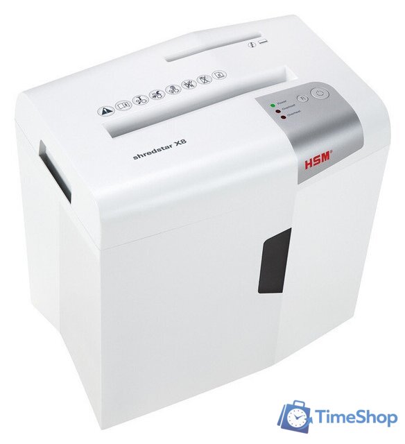 Шредер HSM ShredStar X8 (4.5x30) (белый) - Изображение №2 — Интернет-магазин Time-Shop