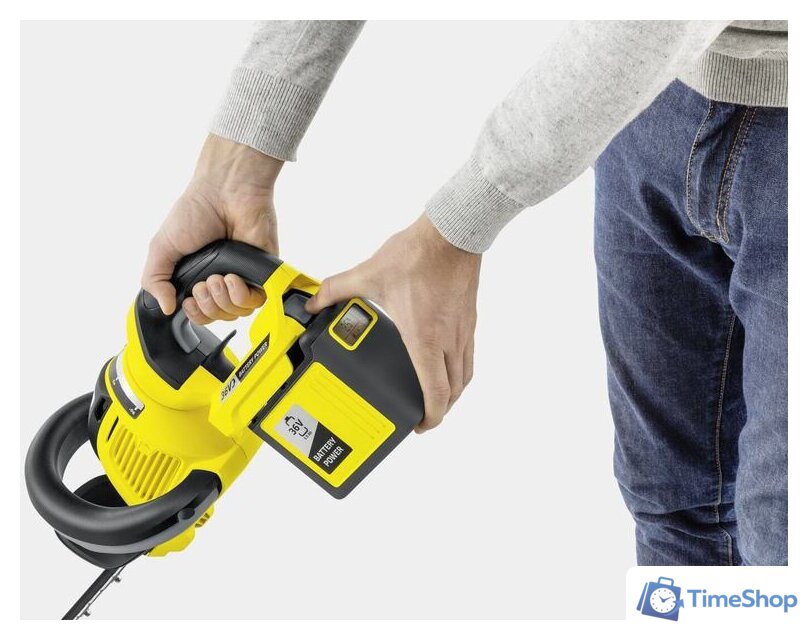 Кусторез Karcher HGE 36-60 (c 1-им АКБ) - Изображение №6 — Интернет-магазин Time-Shop