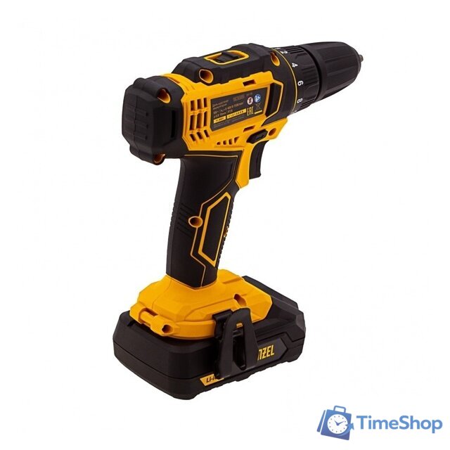 Дрель-шуруповерт Denzel CDL-18-02BM (с 2-мя АКБ, кейс) - Изображение №2 — Интернет-магазин Time-Shop