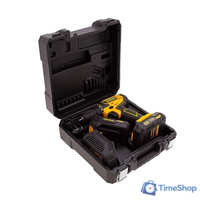 Дрель-шуруповерт Denzel CDL-18-02BM (с 2-мя АКБ, кейс) - Изображение №7 — Интернет-магазин Time-Shop