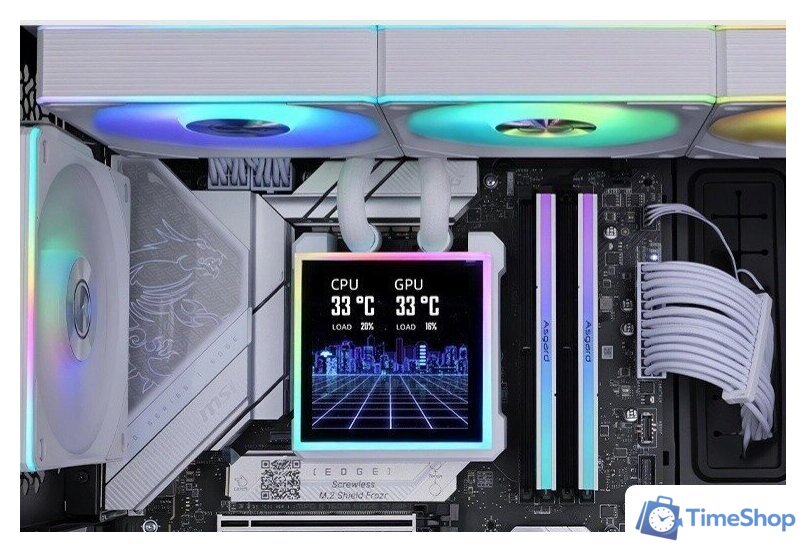 Система жидкостного охлаждения для процессора Lian Li HydroShift II LCD-S 360CL G89.GHS2LCDS36CW.R0 - Изображение №5 — Интернет-магазин Time-Shop