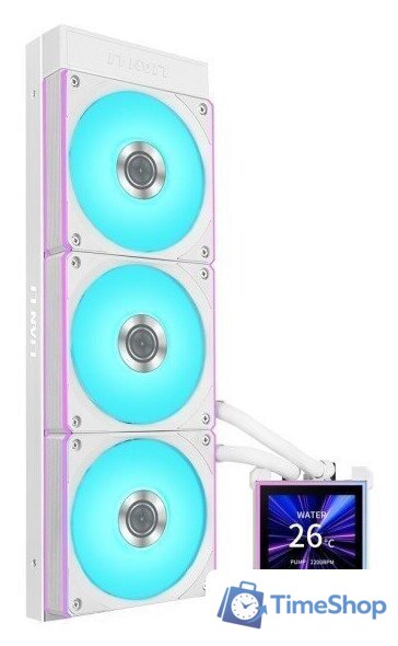 Система жидкостного охлаждения для процессора Lian Li HydroShift II LCD-S 360CL G89.GHS2LCDS36CW.R0 - Изображение №1 — Интернет-магазин Time-Shop