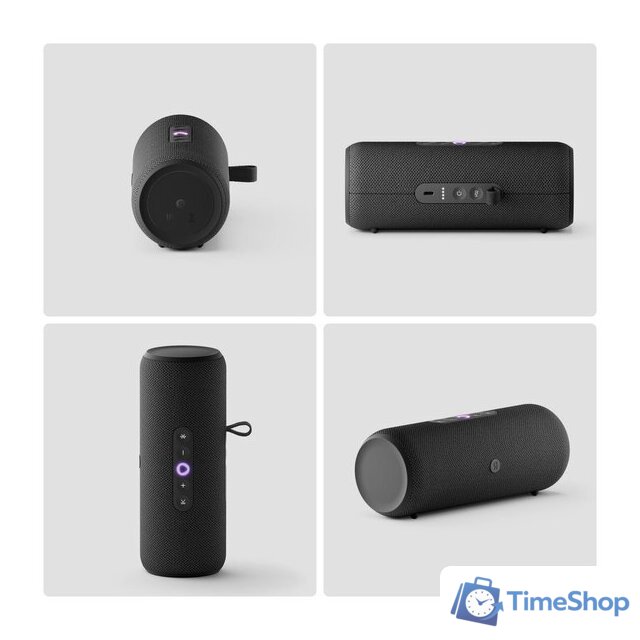 Умная колонка Яндекс Станция Стрит (черный) - Изображение №7 — Интернет-магазин Time-Shop