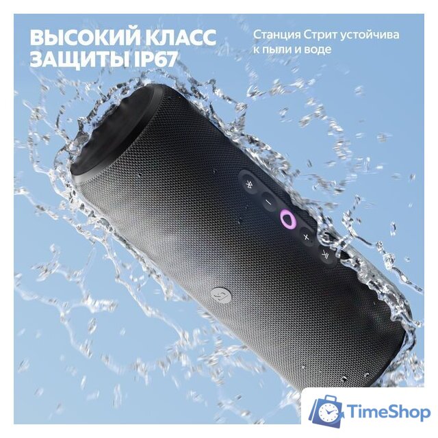 Умная колонка Яндекс Станция Стрит (черный) - Изображение №17 — Интернет-магазин Time-Shop