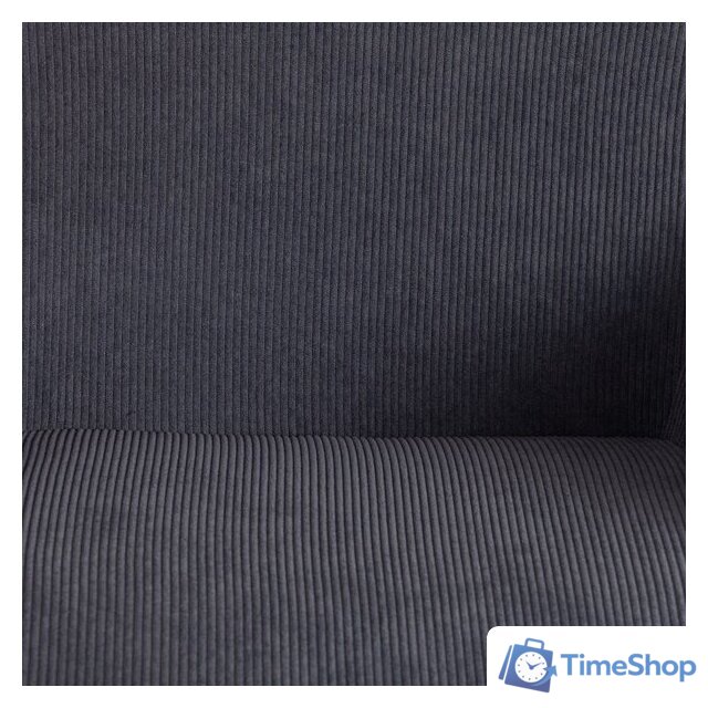 Офисное кресло TetChair Dublin хром/вельвет (графит) - Изображение №15 — Интернет-магазин Time-Shop