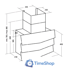 Кухонная вытяжка Akpo Vario 60 WK-4 (черный) - Изображение №6 — Интернет-магазин Time-Shop