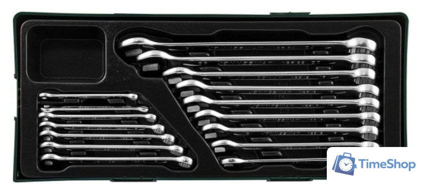 Набор ключей Jonnesway W26116SP (16 предметов) - Изображение №1 — Интернет-магазин Time-Shop