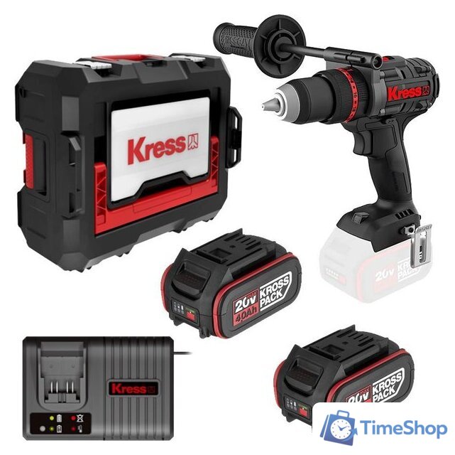 Ударная дрель-шуруповерт Kress KUC35 (с 2-мя АКБ, кейс) - Изображение №1 — Интернет-магазин Time-Shop