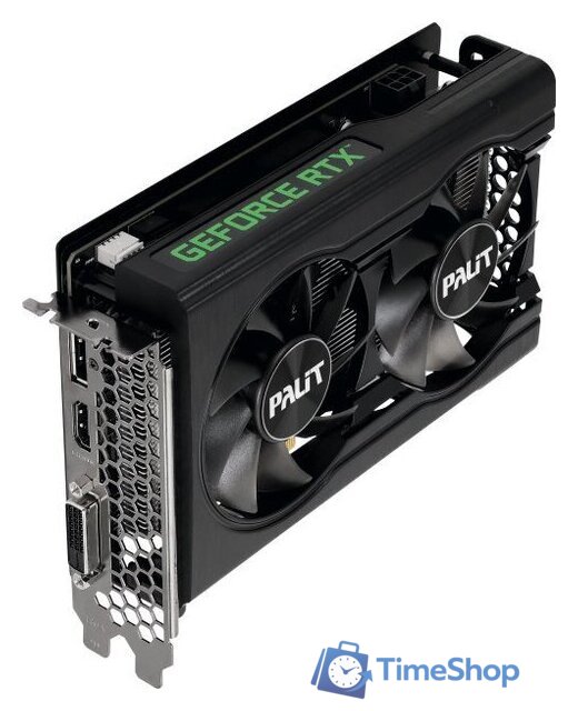 Видеокарта Palit GeForce RTX 3050 Dual NE63050018P1-1070D - Изображение №2 — Интернет-магазин Time-Shop