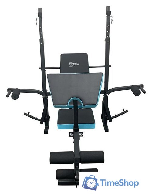 Силовая скамья Atlas Sport 1070 (черный/синий) - Изображение №5 — Интернет-магазин Time-Shop