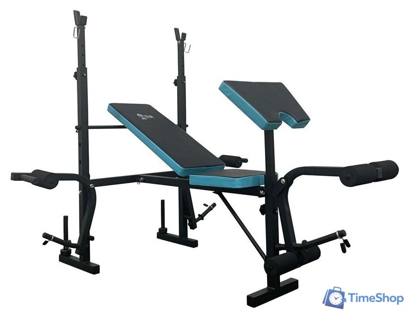 Силовая скамья Atlas Sport 1070 (черный/синий) - Изображение №1 — Интернет-магазин Time-Shop