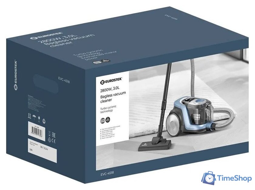 Пылесос Eurostek EVC-4518 - Изображение №8 — Интернет-магазин Time-Shop