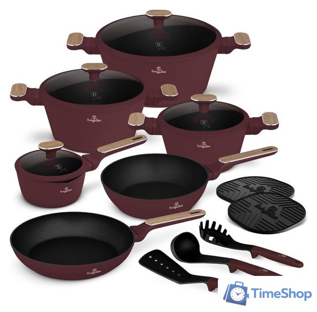 Набор кастрюль Berlinger Haus Leonardo Nordic Collection BH-8306 - Изображение №1 — Интернет-магазин Time-Shop