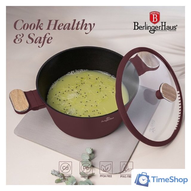 Набор кастрюль Berlinger Haus Leonardo Nordic Collection BH-8306 - Изображение №6 — Интернет-магазин Time-Shop