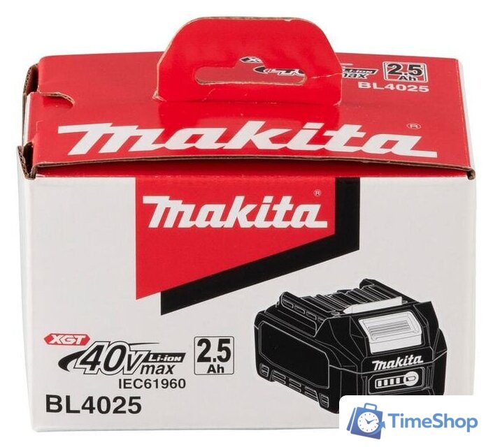 Аккумулятор Makita BL4025 191B36-3 (40В/2.5 Ah) - Изображение №13 — Интернет-магазин Time-Shop