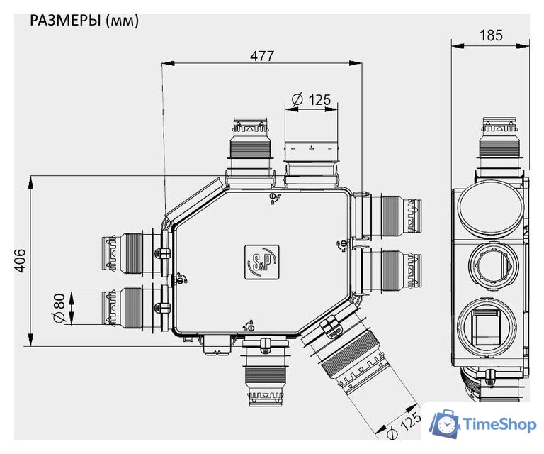 Радиальный вентилятор Soler&Palau Octeo Auto DHU N R8 5209074500 - Изображение №7 — Интернет-магазин Time-Shop