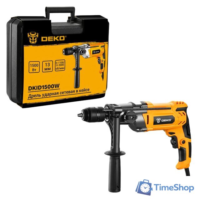 Ударная дрель Deko DKID1500W 063-4322 - Изображение №1 — Интернет-магазин Time-Shop