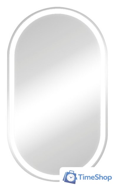  Континент Шкаф с зеркалом Elmage Black Led 45x80 - Изображение №1 — Интернет-магазин Time-Shop