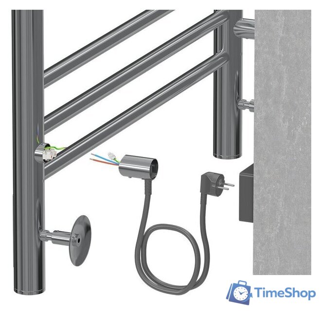 Полотенцесушитель TERMINUS Полка П8 500x850 (хром) - Изображение №4 — Интернет-магазин Time-Shop