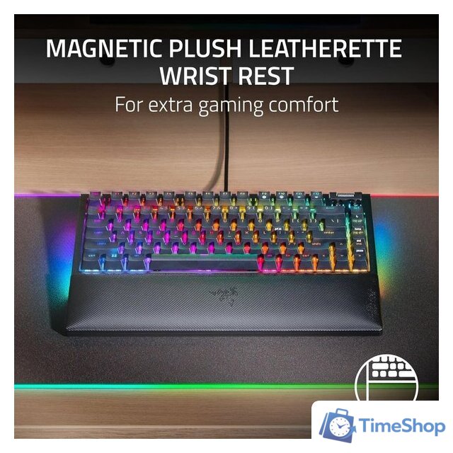 Клавиатура Razer BlackWidow V4 75% (черный, нет кириллицы) - Изображение №7 — Интернет-магазин Time-Shop